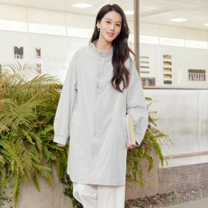 （3月5日左右出货）SG1187春季新款女装韩版中长款简约时尚风衣外套女